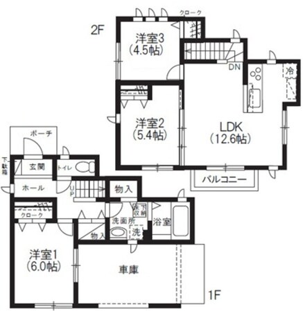 久我山1丁目戸建の物件間取画像